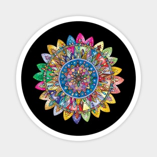 Multicolor mandala design for mandala lovers Magnet